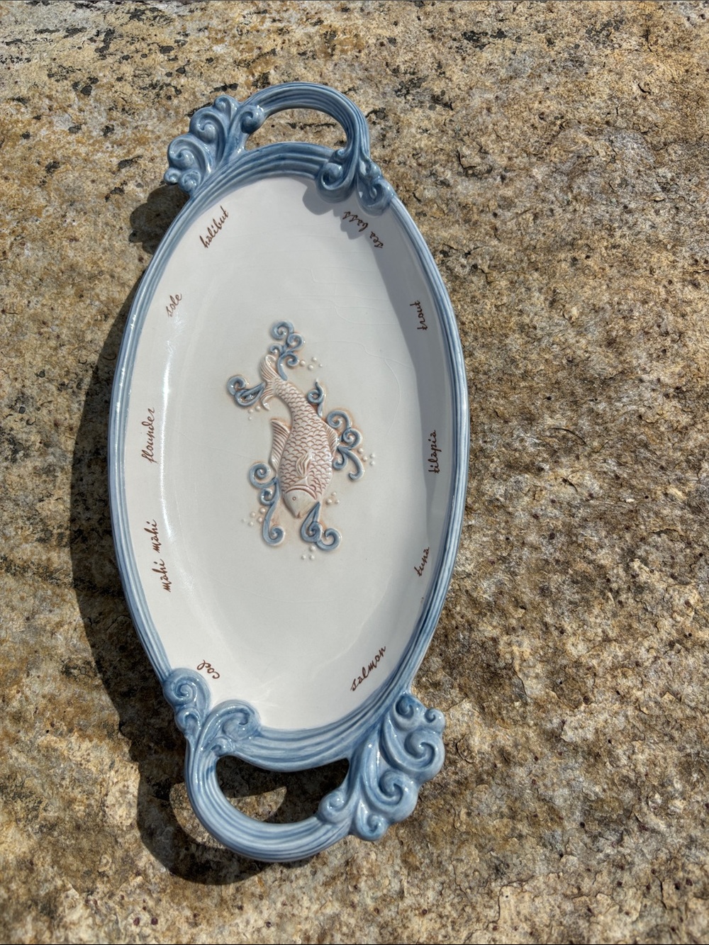 Ceramic Fish Platter
